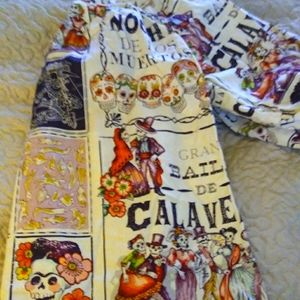 Toddlers Dia De Los Muertos Dress